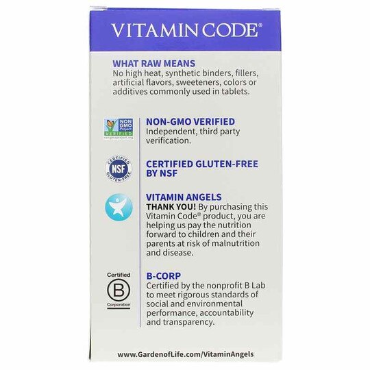 Vitamin Code Men Raw Whole Food Multivitamin, GOL